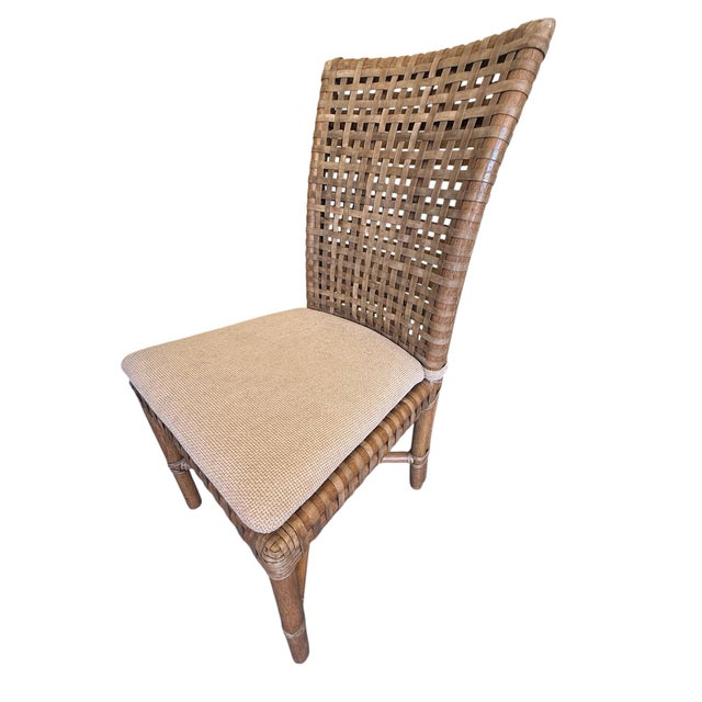 Ste/6 McGuire High Back Leather Dining Chairs For Sale In Miami - Image 6 of 12