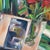 Vintage Original Oil Painting Red Roses Still Life For Sale - Image 4 of 13