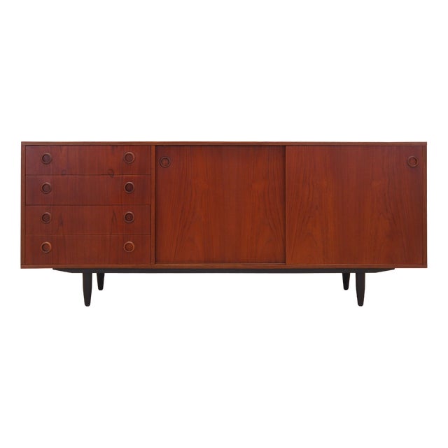Danish Teak Sideboard, 1970s For Sale