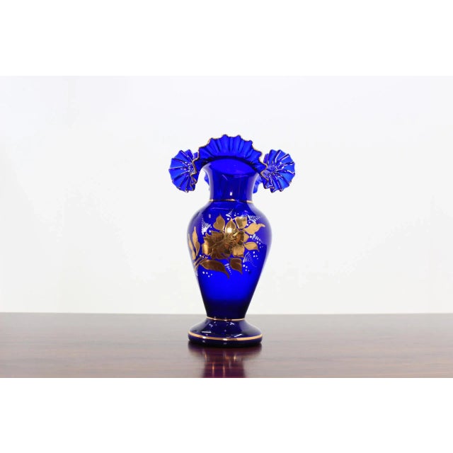 Czech Glass Vase from Novoborské Sklo, 1970s For Sale - Image 4 of 11