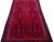 Persian 1960s Vintage Persian Shiraz Handmade Red Geometric Wool Rug For Sale - Image 3 of 7