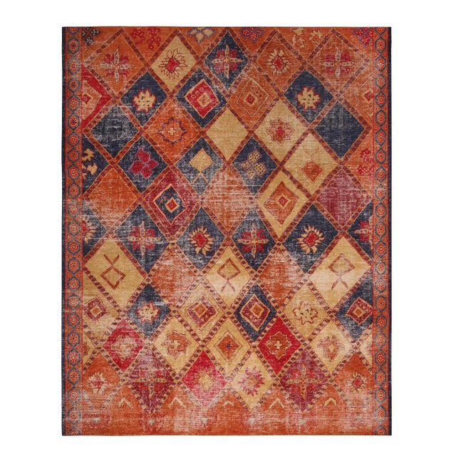 Textile Rug & Kilim’s Desert Rug in Burnt Orange, 8x10 For Sale - Image 7 of 7