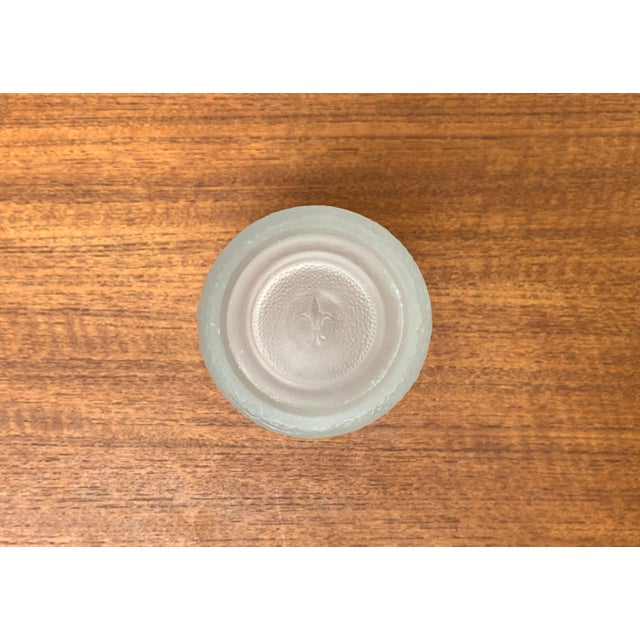 Vintage French Glass Spike Vase, 1970s For Sale - Image 13 of 18