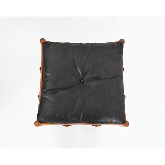 Black Sheriff Lounge Chairs by Sergio Rodrigues for Isa, 1960s, Set of 2 For Sale - Image 8 of 13