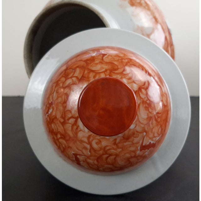 Chinese Four Arhats Lidded Temple Jar For Sale In Portland, OR - Image 6 of 11