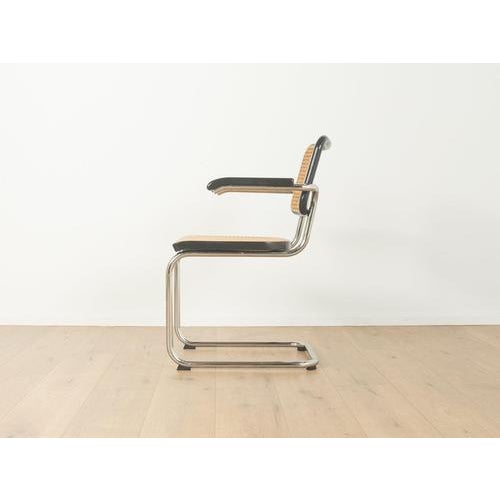 Black S64 Cantilever Chairs by Marcel Breuer for Thonet, Set of 4 For Sale - Image 8 of 11