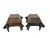 Mid Century Low Tables Elephant Legs Trunk Style Storage Hand Crafted Set of 2 For Sale In Palm Springs - Image 6 of 11