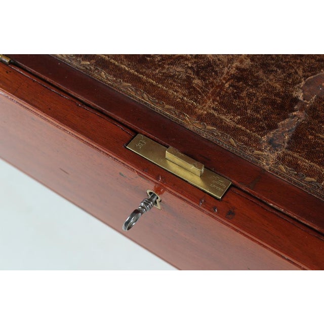 Purple Military Campaign Secretary, 1890s For Sale - Image 8 of 18