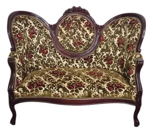 Vintage Kimball Furniture Reproductions Victorian Style Settee