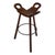 Designed by Sergio Rodrigues for Confonorm, barstool model Marbella. Made from solid wood and a metal base. This piece is...