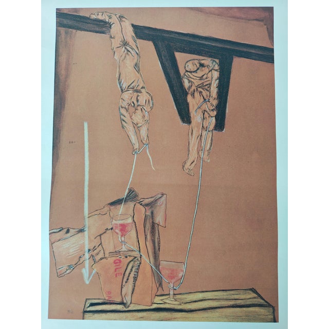 This is an original rare vintage exhibition art poster affiche print. The exhibition title was Milo, it took place in the...