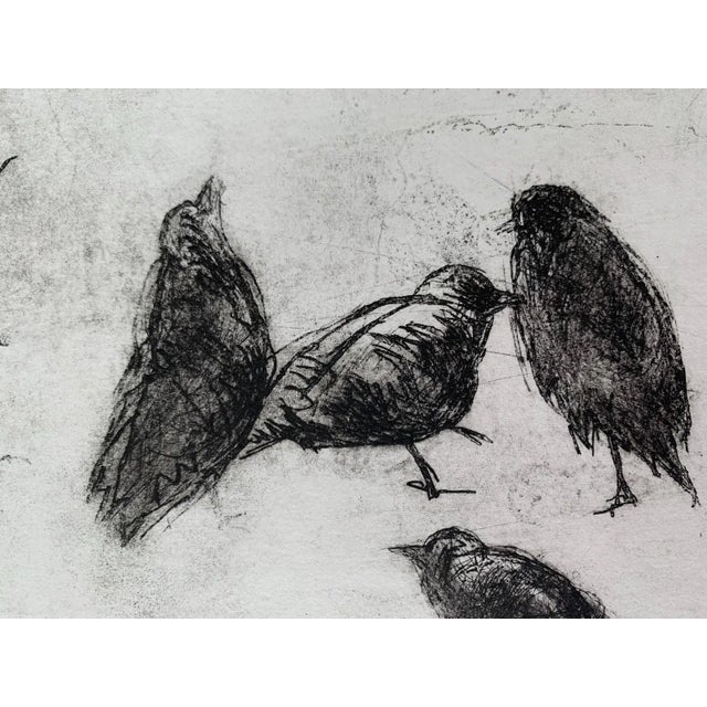 Contemporary Anna Mikke, Birds, Etching on Paper, 2009 For Sale - Image 3 of 9