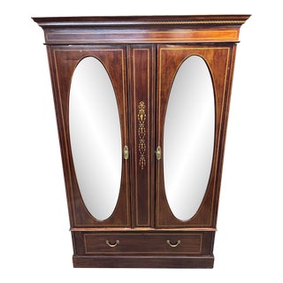 Early 20th Century Antique Wardrobe For Sale