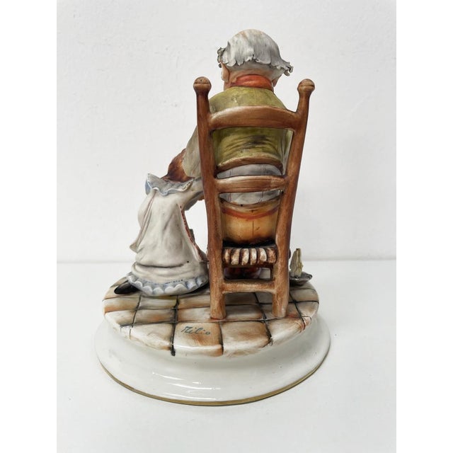 Grandfather with His Granddaughter from Capodimonte, 1960s For Sale - Image 6 of 17