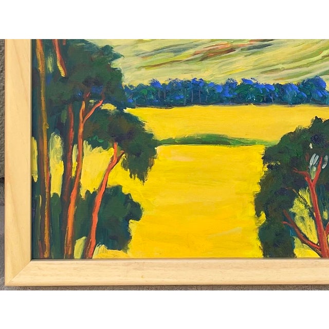 2000 - 2009 "House on the Hill” Oil on Mahogany Board by Joao De Brito - For Sale - Image 5 of 7