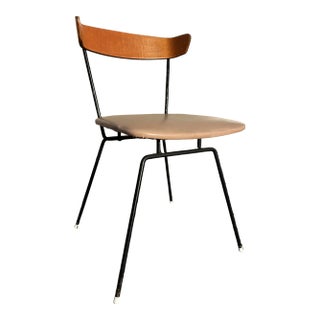 Clifford Pascoe for Modernmasters Iron & Walnut Dining Chair For Sale