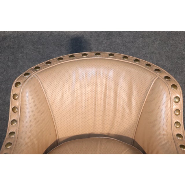 Mid 20th Century Mid 20th Century Rolling Armchairs - 4 Pieces For Sale - Image 5 of 10