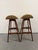 Pair of MCM Mid Century Modern Erik Buch Danish Teak Bar Stools Model Od-61 o.d. Møbler For Sale - Image 11 of 12
