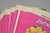 Pink Vintage 1989 Barbie Mattel Original Pink Paper Book Covers Nos - Many Available For Sale - Image 8 of 12