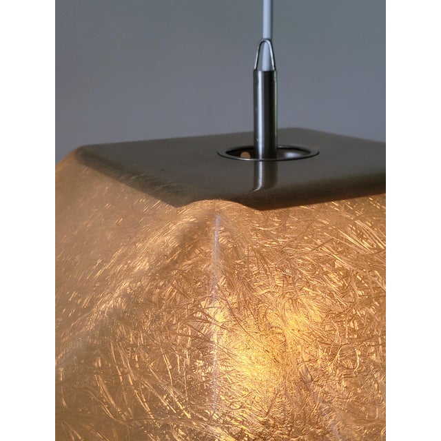 Fazzoletto Pendant Lamp by Salvatore Gregorietti for Valenti Luce, Italy 1970s For Sale - Image 11 of 13