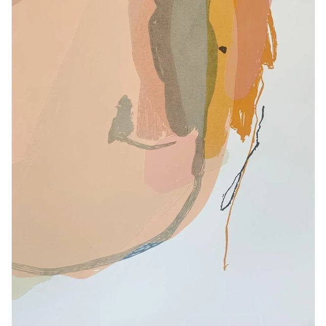 Kinga Wojciechowska, Yellow Portrait, Linocut, 2023 For Sale - Image 4 of 6