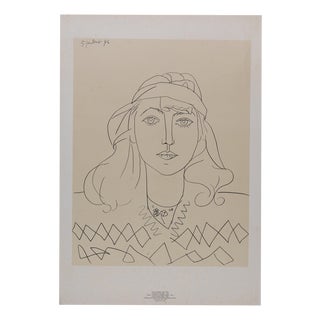 Pablo Picasso, Françoise with the Headband, Lithograph For Sale