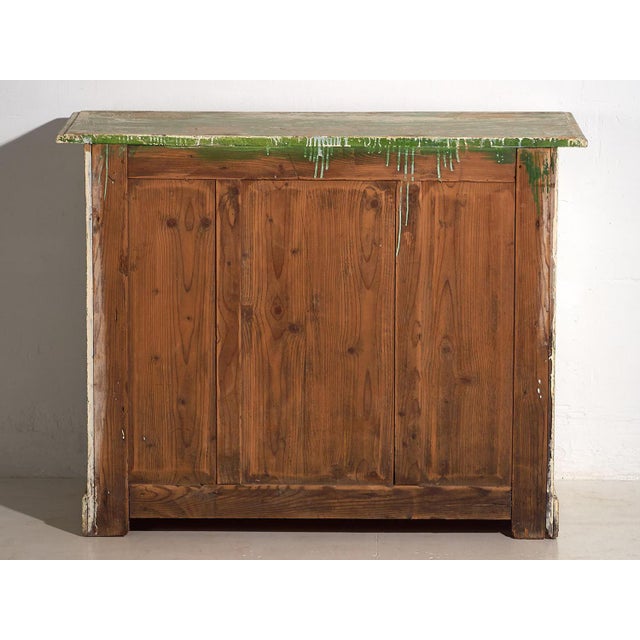 Rustic Antique Green Bedroom Dresser, 1920s For Sale - Image 3 of 18