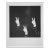 Polaroid Peace by Annie Spratt, Art Print in White Frame, Large For Sale