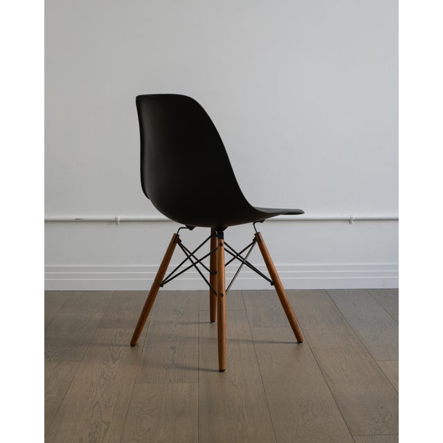 Eames Dowel-Leg Molded Plastic Side Chairs for Herman Miller, 2015, Pair For Sale In Los Angeles - Image 6 of 12