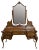 Antique Victorian Mahogany Dressing Table For Sale