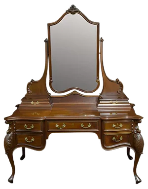 Antique Victorian Mahogany Dressing Table