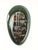 Large Olive Green Teardrop Beveled Mirror by Cristal Arte, Italy, 1960s For Sale - Image 11 of 15