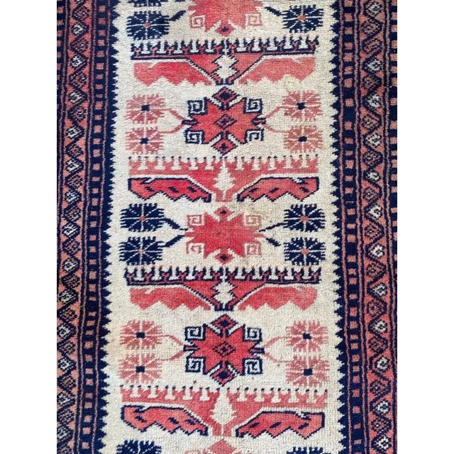 Rustic Vintage Turkish Yagcibedir Runner For Sale - Image 3 of 11
