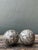 Vintage Decorative Wood Spheres - A Pair For Sale - Image 4 of 12