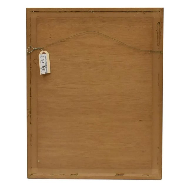 Early 19th Century Early 19th Century Ukiyo-E Japanese Woodblock Print by Utagawa Kunisada in Bamboo Frame For Sale - Image 5 of 6