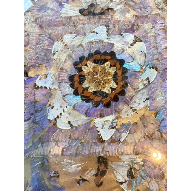 Vintage Turned Wood Butterly Wing Table For Sale - Image 4 of 12