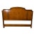 Late 20th Century Yew Wood Headboard From the Yorkshire Collection by Drexel Heritage For Sale