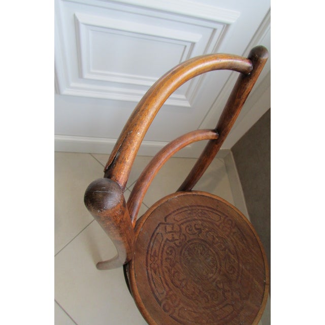 Wood Bistro Chair by Jacob & Josef Kohn, 1890s For Sale - Image 7 of 9