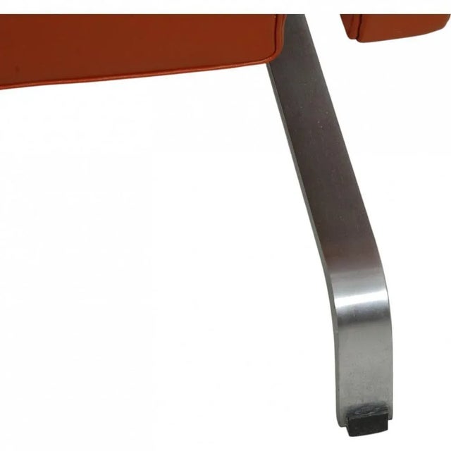 PK-31/1 Lounge Chair in Terracotta Leather by Poul Kjærholm, 1980s For Sale - Image 15 of 18