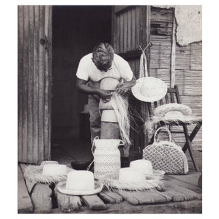 Hanna Seidel, Ecuadorian Handicrafts, Black and White Photograph, 1960s For Sale