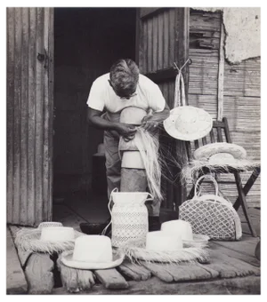 Hanna Seidel, Ecuadorian Handicrafts, Black and White Photograph, 1960s