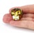 Contemporary Enamel Diamond 18k Yellow Gold 3d Dog Head Ring - Size 6 For Sale - Image 3 of 7