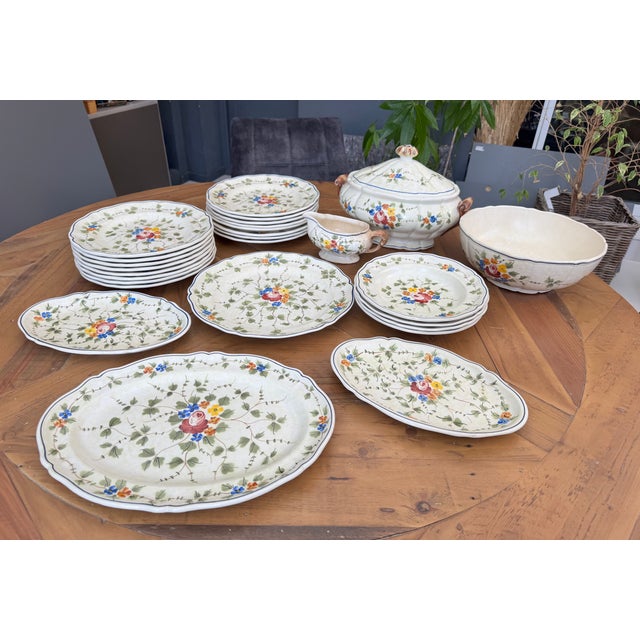 Vintage Dinnerware Set, France, 1950, Set of 27 For Sale - Image 18 of 18