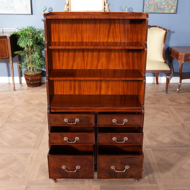 Niagara Furniture Waterfall Mahogany Bookcase For Sale - Image 12 of 12