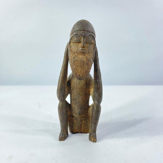 Early 20th Century Dogon Sitting Miniature Figure Mali For Sale In Denver - Image 6 of 7