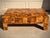 Wood Dramatic Thick Sculptural Made Goods “Giulio” Tamarind Patchwork Burl Coffee Table Statement Piece For Sale - Image 7 of 12