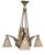Art Deco French Pending Lamp by Muller Frères, 1920s For Sale