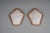 Unique, elegant and highly decorative Anthroposophical Mid Century Modern wall fixtures. Designed and manufactured...