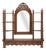 Dressing Table with Shelves and Tilting Mirror For Sale