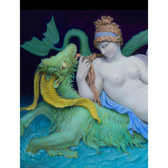 Allegory of Venus and the Sea 50” x 28” Oil on Canvas Unframed, on stretcher This evocative oil on canvas by Philip...
